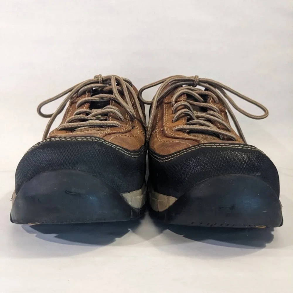 CAT Caterpillar Streamline Composite Toe Mens 10.5 Wide Brown Work Shoes P90838